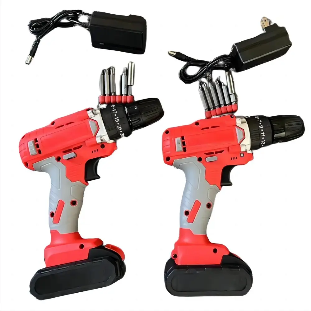 Custom Hand Drills Power Tools Electric Lithium Battery Cordless Drill Set Mini Drill Machine