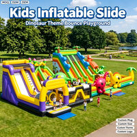 Trampoline gonflable pour enfants et adultes, château gonflable commercial en PVC pour l'extérieur, glissière, taille personnalisée en usine