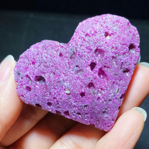 พลอยทับทิมธรรมชาติทรงหัวใจคุณภาพสูงสำหรับทำแหวน จี้ ต่างหู เครื่องประดับ ขายส่ง - Product Image 6