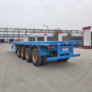 Semi-remorque plateau porte-conteneurs 3 ou 4 essieux de 20 ou 40 pieds d'occasion à <span class=keywords><strong>vendre</strong></span> - Product Image 4