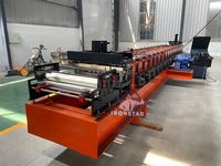 Machine de formage à rouleaux IRONSTAR automatique C75 C Z pour profilés de câblage, équipement de charpente en acier galvanisé pour canaux en C, PLC