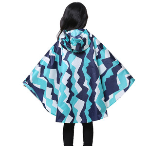 Chubasquero de poliéster para niños y <span class=keywords><strong>niñas</strong></span>, respetuoso con el medio ambiente, tipo capa, poncho impermeable - Product Image 3