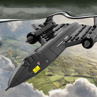Wange 4005 SR-71 BLACKBIRD Blocs de construction créatifs 183 pièces Petites particules Jouet éducatif d'assemblage pour enfants