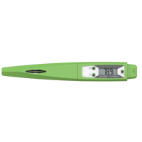 Termometer Daging Digital Bacaan Instan Langsung dari Pabrik, Layar LCD, Rentang -40-200, Plastik, Aman untuk Oven, untuk Penggunaan Barbekyu Rumah Tangga