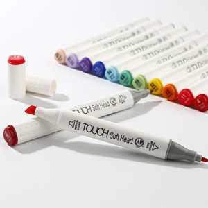 OEM, превосходные 120 цветов, набор художественных маркеров на спиртовой основе, многоцветная маркерная ручка (MS-818-120) - Product Image 6