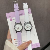Nouvelle montre imperméable mignonne pour filles, style simple, style collégien