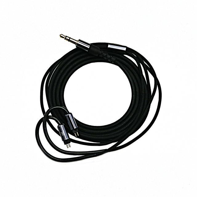Nylon Hand-Woven Braided Aux 3.5MMCable Extension Cord Professional Audio Headphone Replacement Wire Fit for SE835 Earphone Line