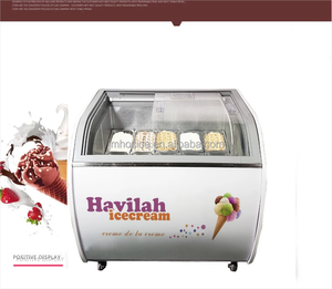 Exhibición <span class=keywords><strong>vertical</strong></span> del <span class=keywords><strong>congelador</strong></span> Escaparate de helados <span class=keywords><strong>Vitrina</strong></span> de helados - Product Image 4