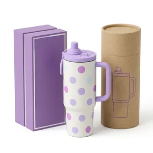 Nuevo Vaso Térmico de Doble Pared con Diseño de Dibujos Animados, Gran Capacidad, Ligero, Portátil para Exteriores, Aislado al Vacío, con Tapa y Pajita - Product Image 4