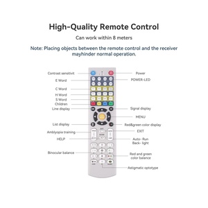 Probador de Agudeza <span class=keywords><strong>Visual</strong></span> LCD HD de 21.5 Pulgadas con Control Remoto - Examen de Visión y Oftalmológico - Product Image 6