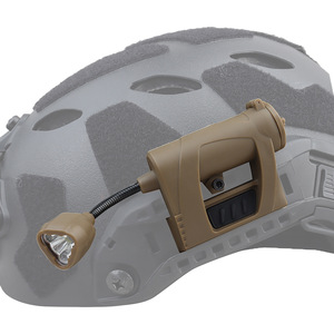 Lampe tactique pour casque LED infrarouge IR, fixation sur rail, signalisation extérieure pour camping, couleur noir boue A106 - Product Image 3