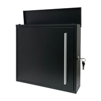 Luwu — boîte postale étanche pour l'extérieur, coffret mural, verrouillable, avec sécurité pour l'entrée avant de la maison