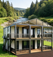 Maison conteneur pliable extensible contemporaine, étanche, à montage rapide, 20 pieds, 40 pieds