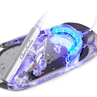 Kit de blanchiment des dents Glorysmile Premium, sûr pour les dents sensibles, ultra puissant, 16 LED avec adaptateur USB Android