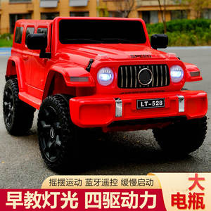 Voiture électrique rouge tout-terrain pour enfants 48V 600W en plastique avec télécommande et plaque d'immatriculation LT 528 - Product Image 4