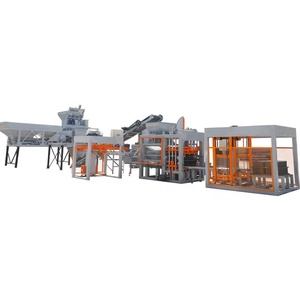 Tự động thủy lực vỉa hè gạch rỗng gạch khối Máy làm QT5-15 Interlock xi măng nguyên liệu PLC lõi - Product Image 4