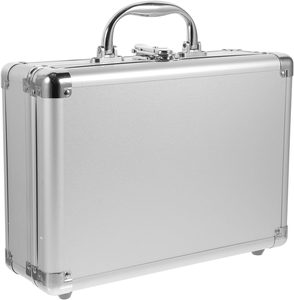 Maletín de aluminio <span class=keywords><strong>con</strong></span> cerradura y llaves Estuche rígido Estuche de inserción de espuma de aluminio - Product Image 6