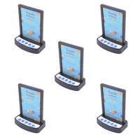 Système d'Appel Sans Fil 5 Boutons d'Appel de Serveur Haute Qualité pour Restaurant, Café, Magasin, Clinique, Hôpital