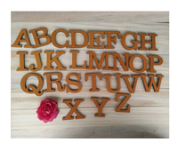 Kit de fabrication de magnets pour réfrigérateur en bois avec lettres anglaises pour enfants