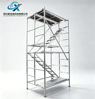 Andamio Industrial Galvanizado de Alta Resistencia, Estructura de Andamio para Construcción, para Proyectos de Almacenes/Talleres