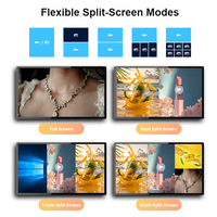 Pantalla Digital de Señalización de 55 Pulgadas con Sistema Android para Montaje en Pared, Gráficos Animados LCD para Interiores, para Tiendas Minoristas y Restaurantes