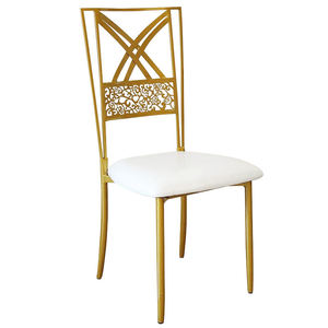 Compre al por Mayor <span class=keywords><strong>Sillas</strong></span> Chiavari <span class=keywords><strong>de</strong></span> Resina Acrílica y Metal Dorado Blanco para Bodas y Eventos, para Alquiler en Hoteles - Product Image 5