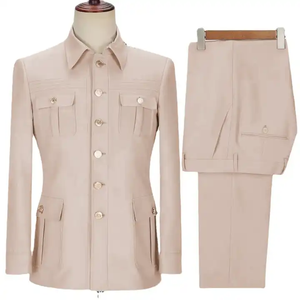 <span class=keywords><strong>ชุด</strong></span>แต่งงานแบบคลาสสิก2ชิ้นของผู้ชายชุด<span class=keywords><strong>ซาฟารี</strong></span>สำหรับผู้ชาย<span class=keywords><strong>ชุด</strong></span>ทักซิโด้เข้ารูปสำหรับเจ้าบ่าวชุดทักซิโด้ - Product Image 2