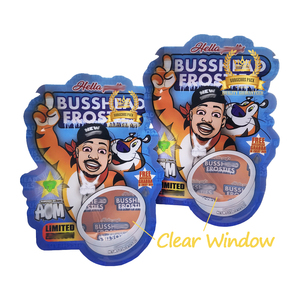 ถุงไมลาร์ไดคัทพิมพ์ลายตามสั่งพร้อมซิปล็อคป้องกันเด็ก3.5ก. บรรจุภัณฑ์กันกลิ่นสำหรับเคี้ยวหมากฝรั่งและนม - Product Image 5