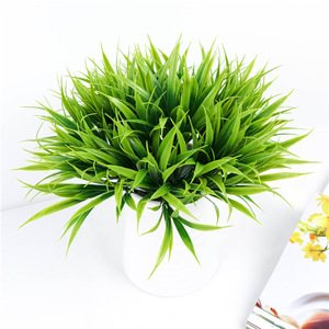 Plantes aquatiques artificielles Nianyu, herbe en plastique de 26 cm pour arrangement floral, verdure décorative - Product Image 3
