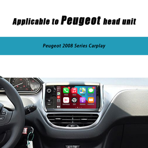 Boîtier CarPlay <span class=keywords><strong>sans</strong></span> <span class=keywords><strong>fil</strong></span> CZT-AUTO <span class=keywords><strong>pour</strong></span> <span class=keywords><strong>Peugeot</strong></span> <span class=keywords><strong>2008</strong></span> (série 2014-2016) – Connectivité Android Auto, Mirror Link, Affichage sur écran radio - Product Image 2