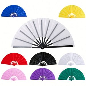 Custom Traditional Folk Art Clapping Fans Foldable Painted Love Style for Line Dancing Popping Graduation New Year Occasions - Product Image 1