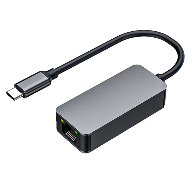 USB-C 2.5gb Ethernet Adapter USB C to RJ45 LAN Connector,2.5 Gigabit Network Cable Converter