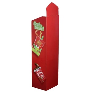 Wholesale Custom for PP Corrugated Plastic Retail Store <b>Display</b> Stand Candy Food Floor Cardboard Cutting <b>Hook</b> for Supermarket - Product Image 3