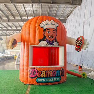 Cabina <span class=keywords><strong>de</strong></span> concesión inflable personalizada, publicidad <span class=keywords><strong>de</strong></span> perritos calientes, bebida <span class=keywords><strong>de</strong></span> helado, quioscos inflables, tienda <span class=keywords><strong>de</strong></span> bar <span class=keywords><strong>para</strong></span> eventos con soplador - Product Image 4