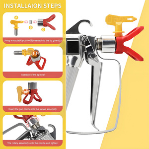 Pistolet Airless haute pression personnalisé OEM équipement en acier inoxydable de qualité vente chaude équipement de pulvérisation de peinture - Product Image 5