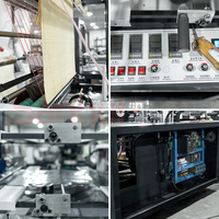 Machine automatique de fabrication de sacs en plastique avec thermoscellage et suivi photoélectrique pour films OPP, PP, PE, CPP, POF, idéale pour les chaussettes et le pain