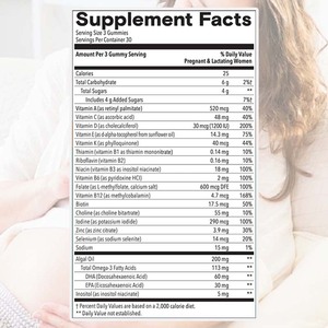 Integratore Multivitaminico in Caramelle Gommose OEM per Donne, Supporto Nutrizionale, Salute Generale e Sviluppo Fetale - Product Image 3