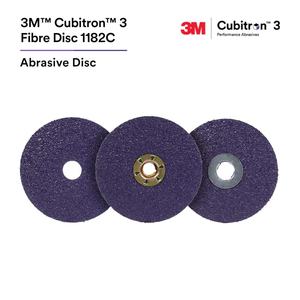 <span class=keywords><strong>3M</strong></span> 1182C陶瓷纤维圆盘5英寸125毫米原始设备制造商抛光角磨机多配合磨料中国制造100/包 - Product Image 4