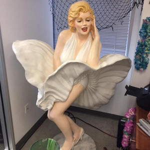 Personnalisez Hollywood Movie Hot Sexy Girls <span class=keywords><strong>Marilyn</strong></span> <span class=keywords><strong>Monroe</strong></span> <span class=keywords><strong>Statue</strong></span> en résine grandeur nature pour parc de divertissement intérieur - Product Image 5