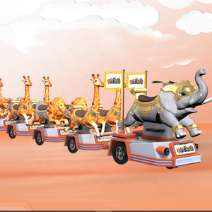 Parc sportif frais de charge commercial batterie balançoire voiture pare-chocs voiture <span class=keywords><strong>petit</strong></span> train électrique - Product Image 2