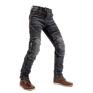 Pantalones <span class=keywords><strong>MOTO</strong></span>, pantalones vaqueros para montar en motocicleta para <span class=keywords><strong>hombre</strong></span>, pantalones casuales <span class=keywords><strong>de</strong></span> carreras <span class=keywords><strong>de</strong></span> motos para <span class=keywords><strong>verano</strong></span>, pantalones para prevenir el otoño - Product Image 4
