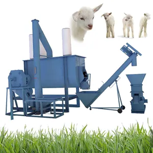 Grote Runderen En Schapen Boerderij Voederkorrel Productielijn Gewas Stro Feed Granule Productielijn Granule Unit Fabrikanten