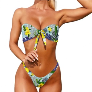 Nuevo Conjunto de Bikini Morado Sexy de 2 Piezas para Mujer Madura, de Secado Rápido, con Sujetador Push-Up y Tanga, en Spandex/Poliéster - Product Image 2