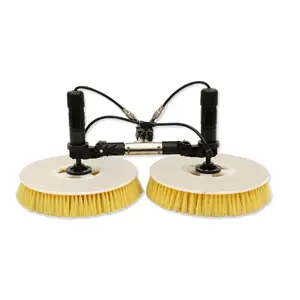 3.5m 5.5m 7.5m Solar Cleaning Equipment Double Head Solar Rotating Cleaning Brush