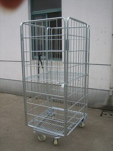 Kho 4-bánh xe GẤP LƯỚI cấu trúc hậu cần xe đẩy - Product Image 2