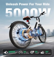 Kit de conversion de vélo électrique 72V 5000W 3.5T avec contrôleur programmable Saibo (matériaux en aluminium et cuivre)