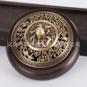 Quemador de Incienso de Cobre Extra Grande para Uso Doméstico, Quemador de Incienso de Sándalo para Interiores, Quemador de Incienso de Cobre Repelente de Mosquitos - Product Image 4