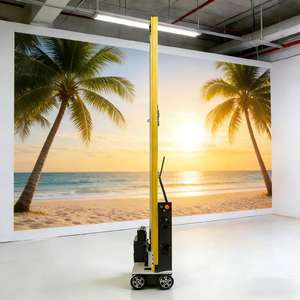 新型 LC-A2 校园文化墙打印机器人，配备 DX7 打印头 UV 墨水，适用于壁纸喷墨打印机 - Product Image 1