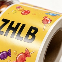 Rouleau d'étiquettes autocollantes imprimées sur mesure, imperméables, finition mate ou brillante, autocollants personnalisés avec logo pour l'étiquetage des emballages alimentaires et des bocaux en verre