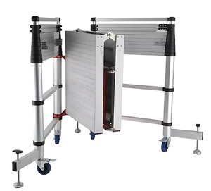 Échelle télescopique en aluminium de conception moderne 3m, capacité de charge 150 kg, échafaudage pliable, plateforme de travail mobile légère - Product Image 2